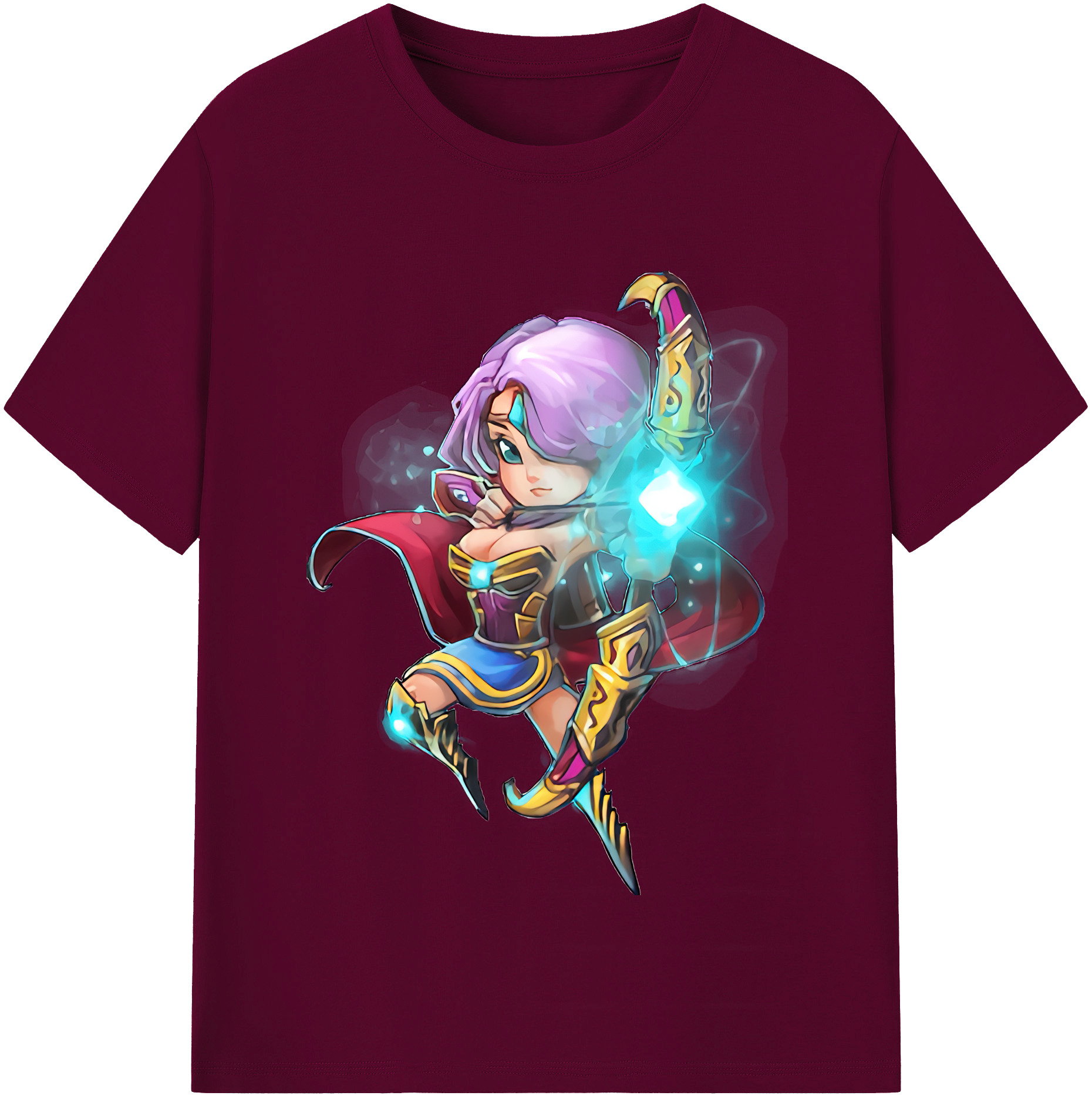 （画像用） リーグ・オブ・レジェンド League of Legends LOL レディースカジュアルプリントTシャツ（綿100％）